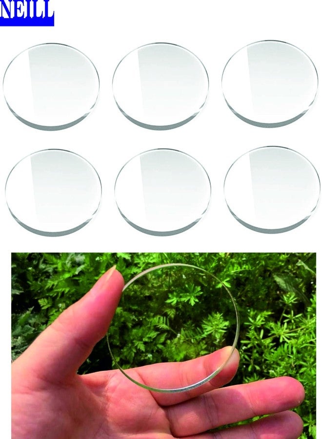 NEILL® High Gloss Acrylic Round Shape Sheet - 3mm Thickness, 2"x2", Clear Suitable For Various Crafting And Cesign Needs. (Pack of 20). - Image 3